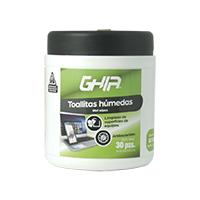 TOALLITAS HUMEDAS LIMPIADORAS GHIA 30 PZS PROTECCION ANTIBACTERIAL TOALLITAS HUMEDAS LIMPIADORAS GHIA 30 PZS PROTECCION ANTIBACTERIAL